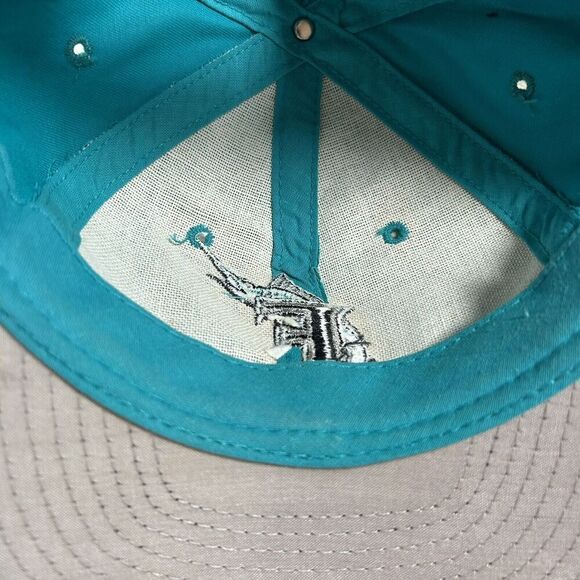 Vintage Florida Marlins Hat Snapback MLB Baseball Green‎ Universal Cap - Picture 6 of 10